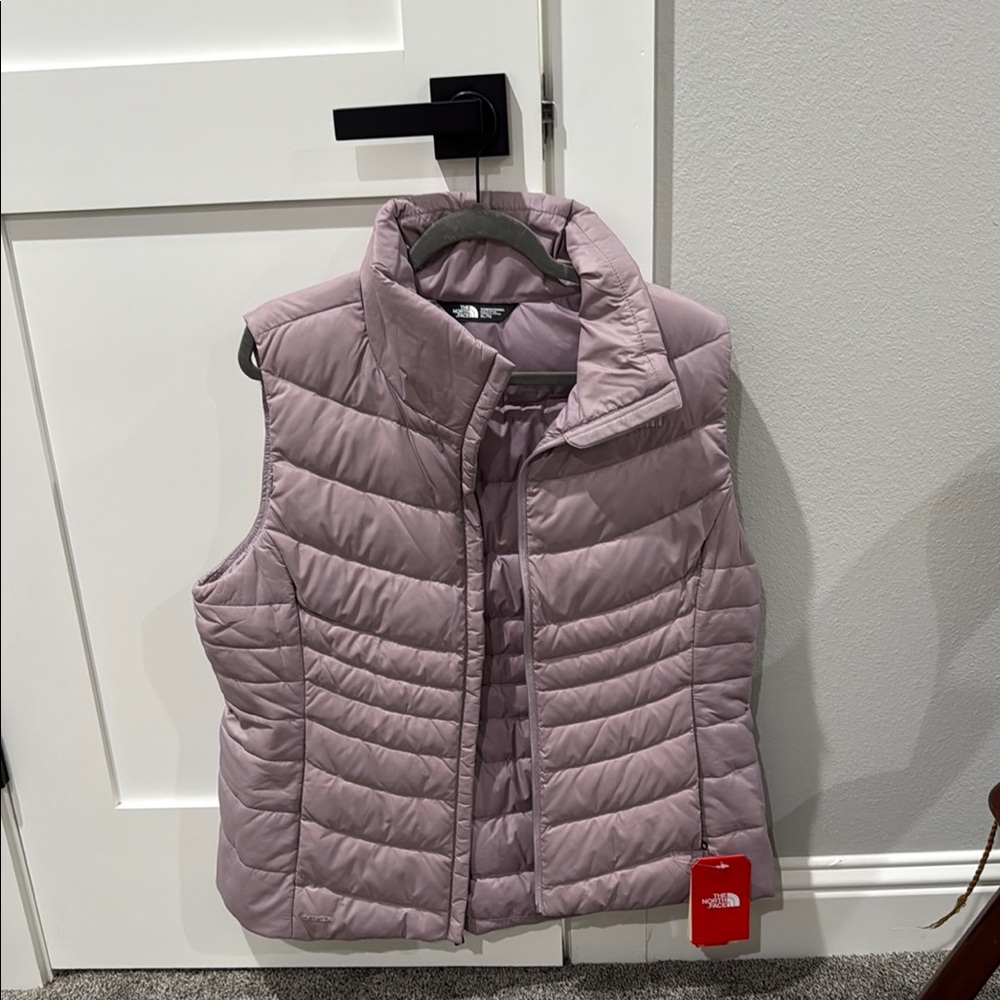 The North Face Lavender Quilted Vest XL